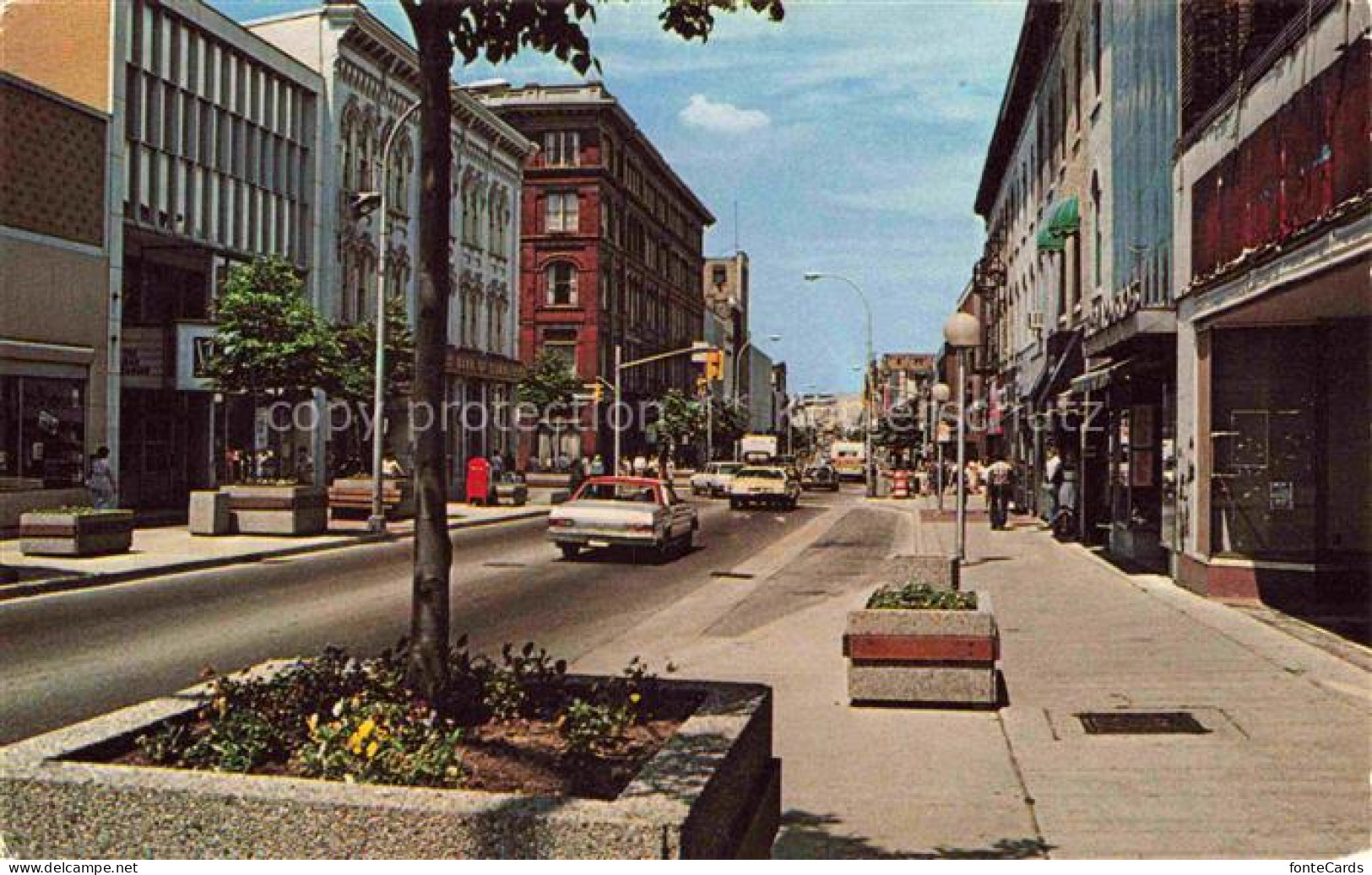 Kitchener Ontario Canada King Street in downtown