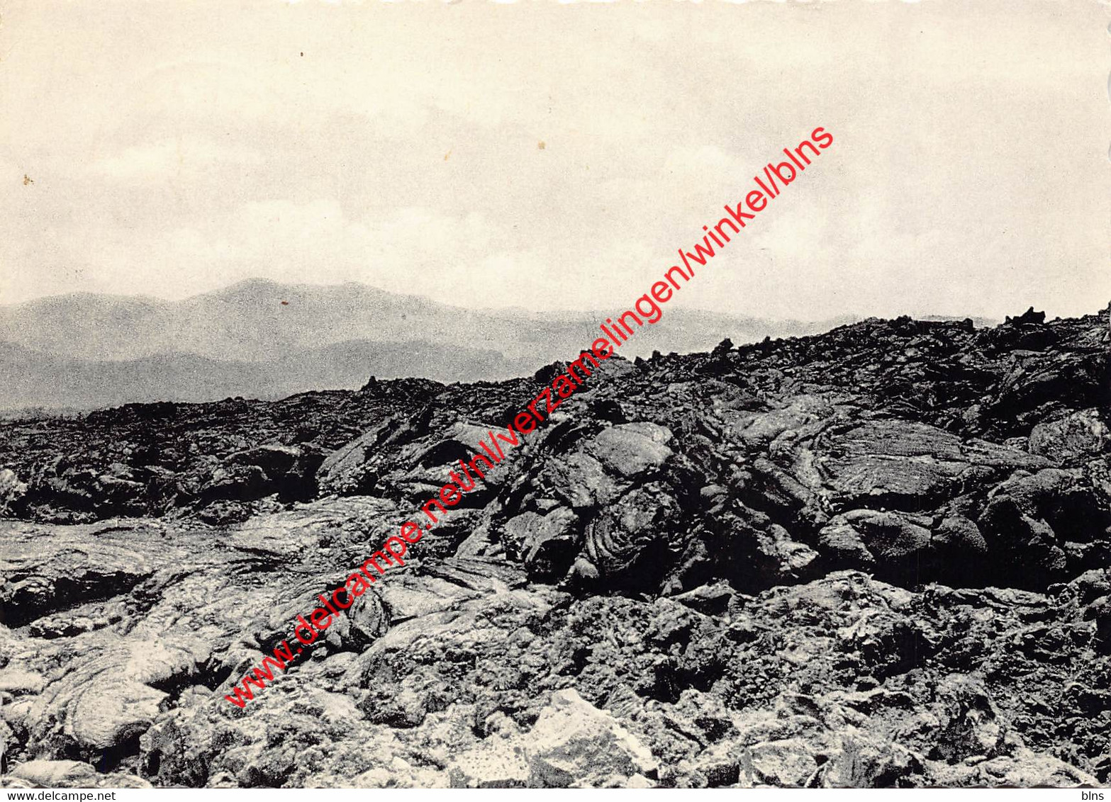 Kivu - coulée de lava - Congo Belge Belgisch Kongo