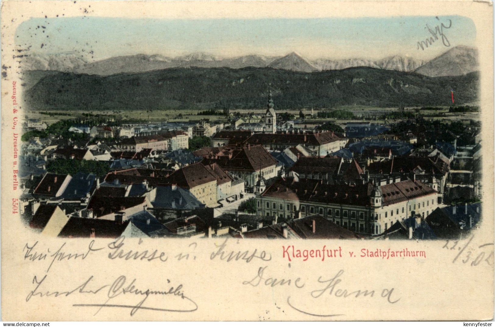 Klagenfurt, vom Stadtpfarrturm