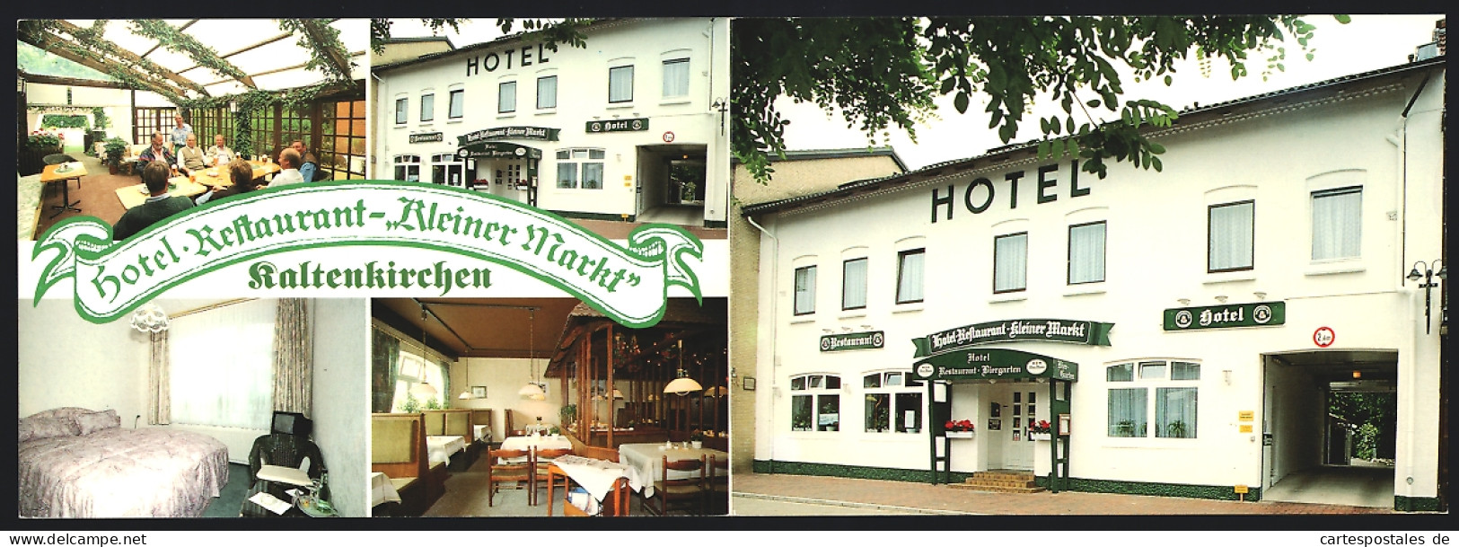 Klapp-AK Kaltenkirchen, Hotel-Restaurant Kleiner Markt, Innenansichten