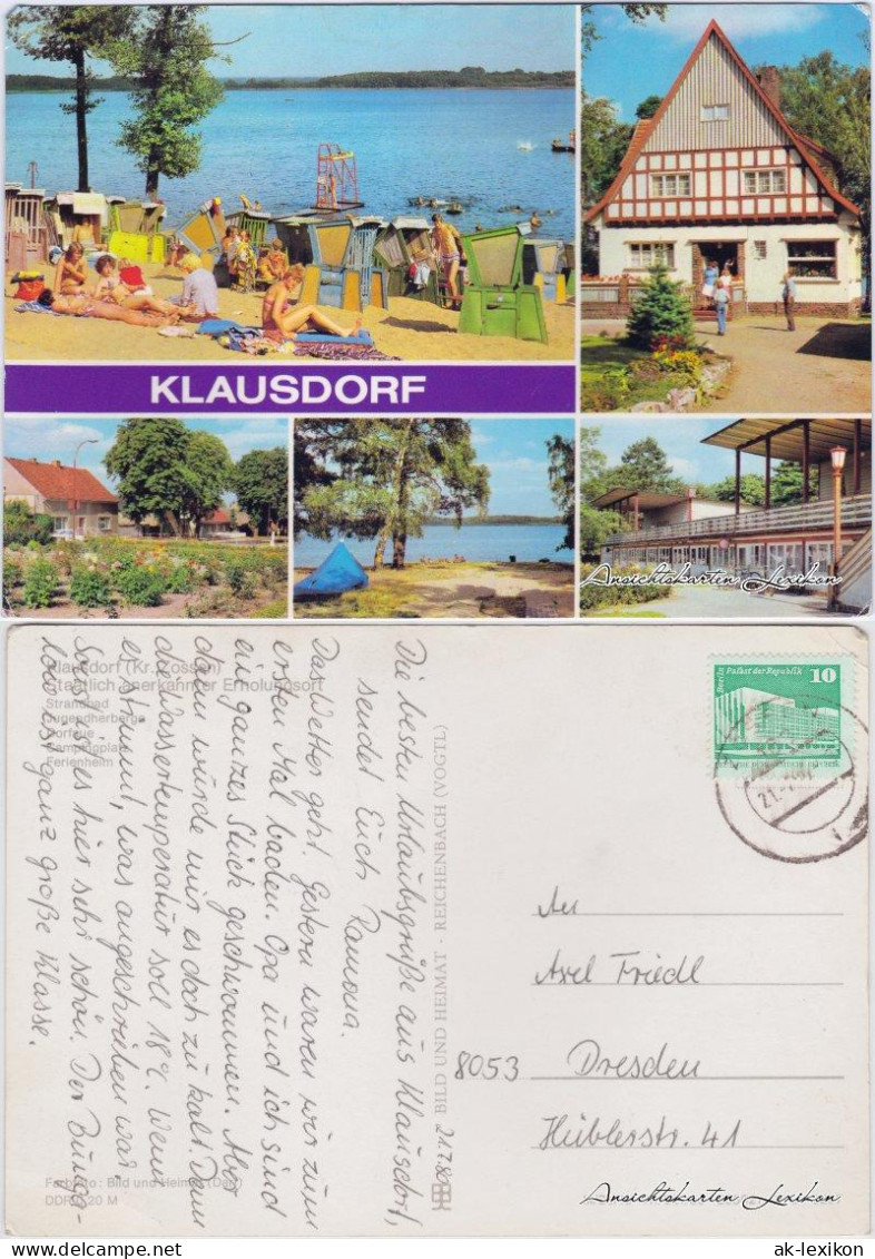 Klausdorf-Am Mellensee Strandbad, Jugendherberge, Ferienheim, Campingplatz 1980