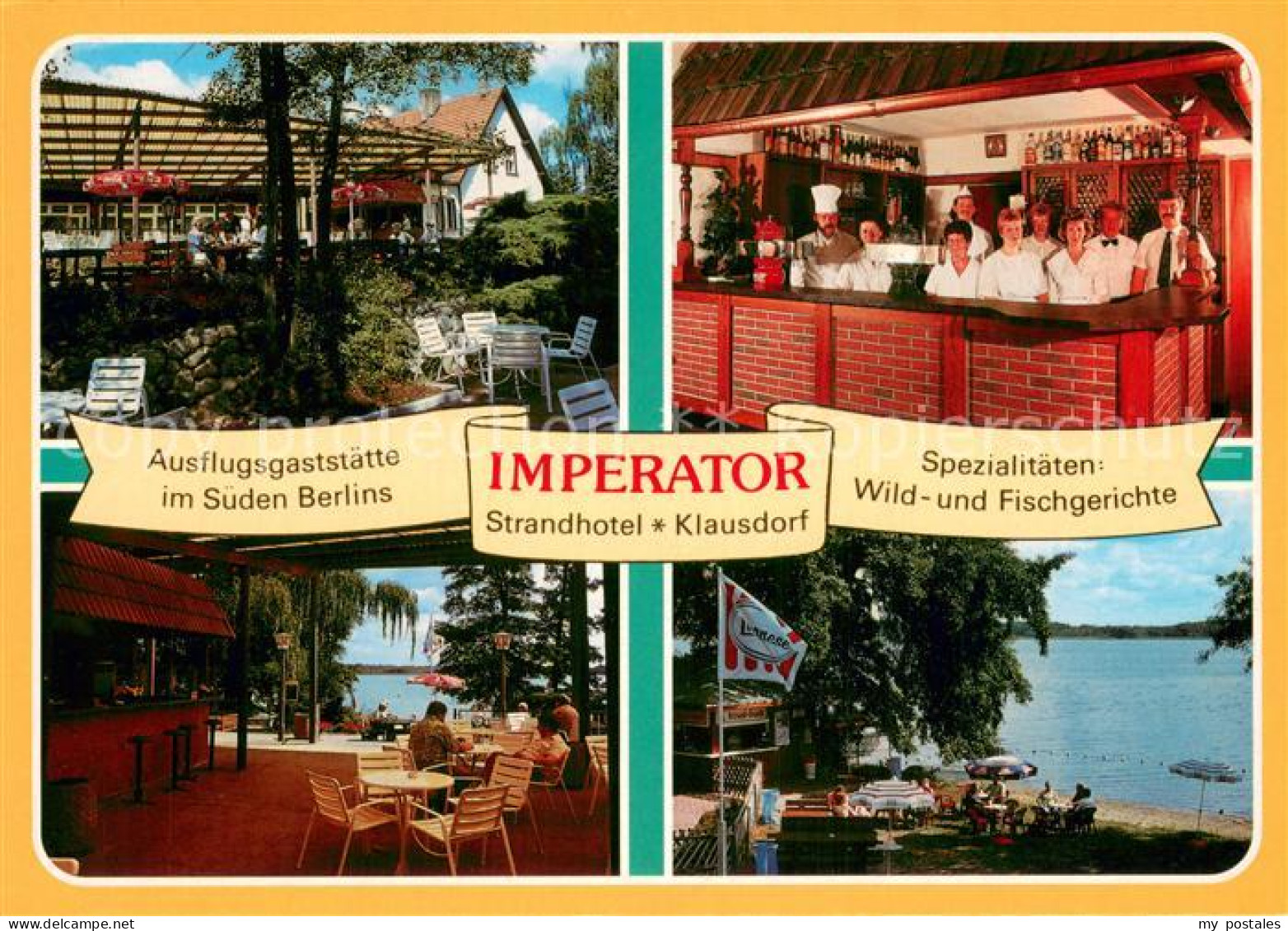 Klausdorf Mellensee Ausflugsgaststaette Strandhotel Restaurant Imperator