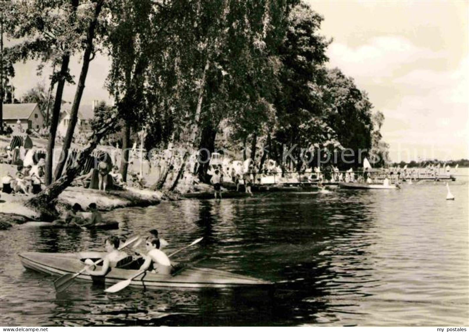 Klausdorf Mellensee Badestrand am Mellensee Kanufahren