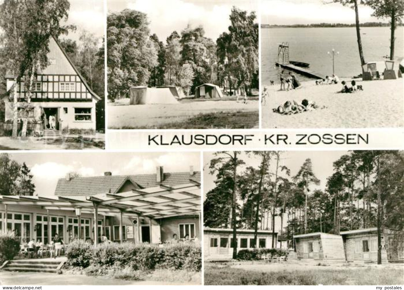 Klausdorf Mellensee Gaststaette Campingplatz Badestrand Bungalows