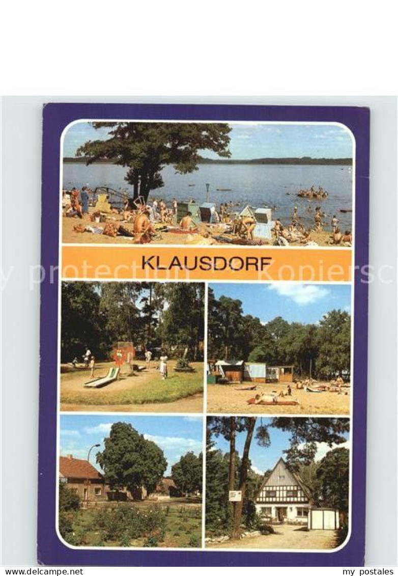 Klausdorf Mellensee Mellensee Campingplatz Dorfaue Jugendherberge
