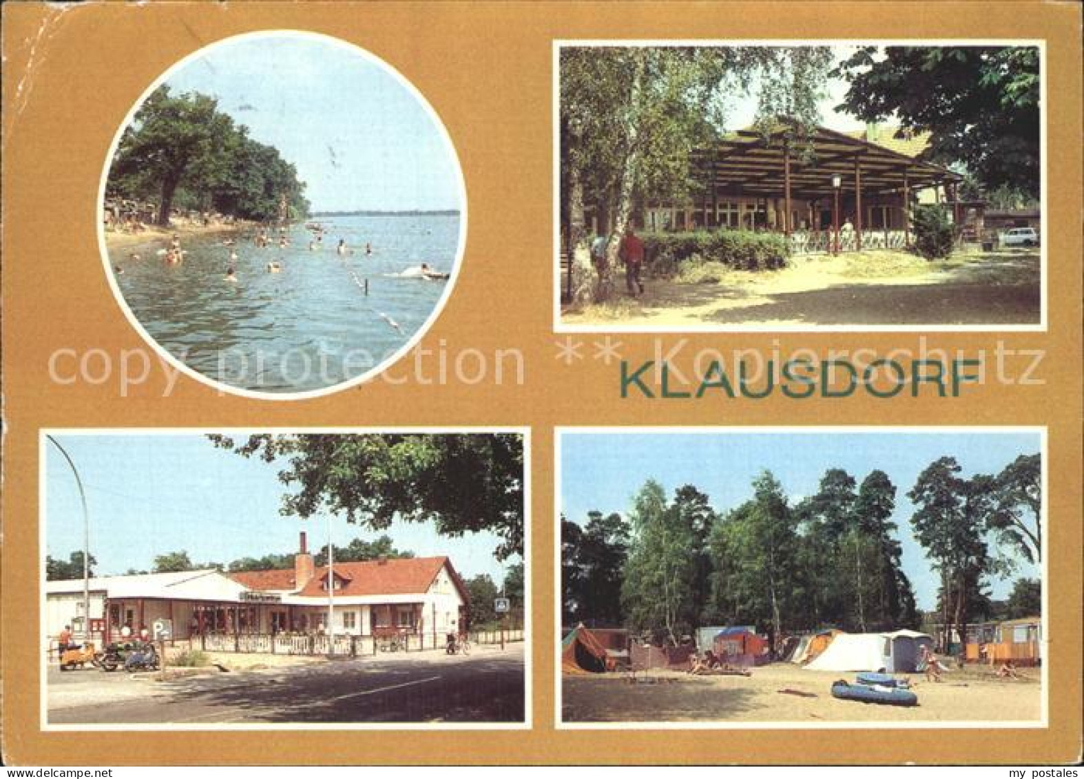 Klausdorf Mellensee Mellensee Strandgaststaette Eikaufszentrum Zeltplatz