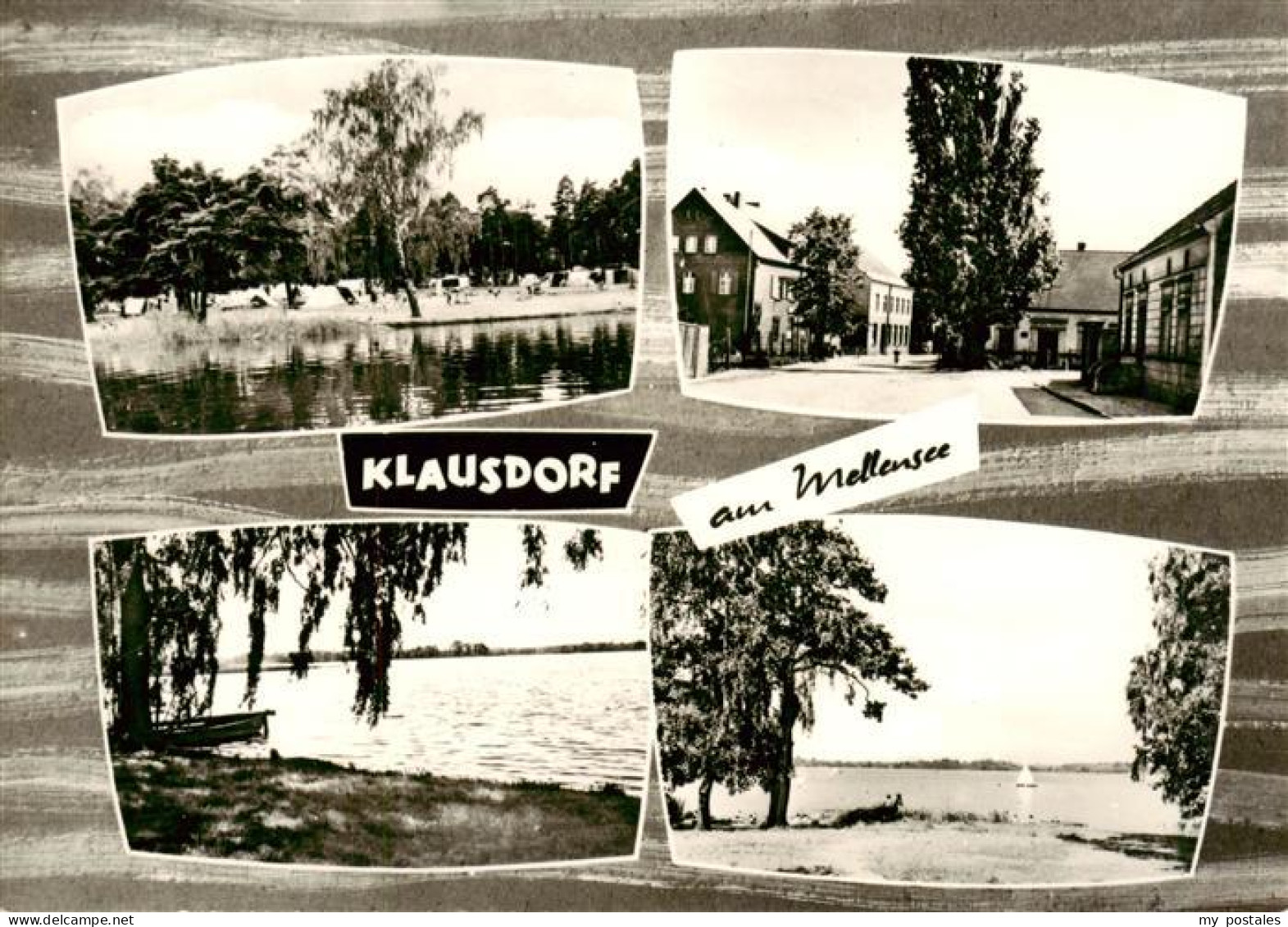 Klausdorf Mellensee Seepartien Strand Ortsansicht