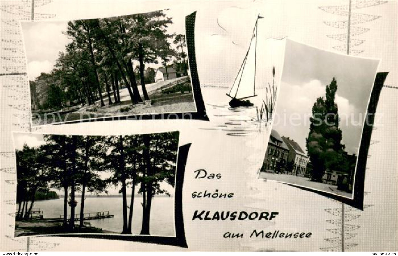 Klausdorf Mellensee Teilansichten Seepartie
