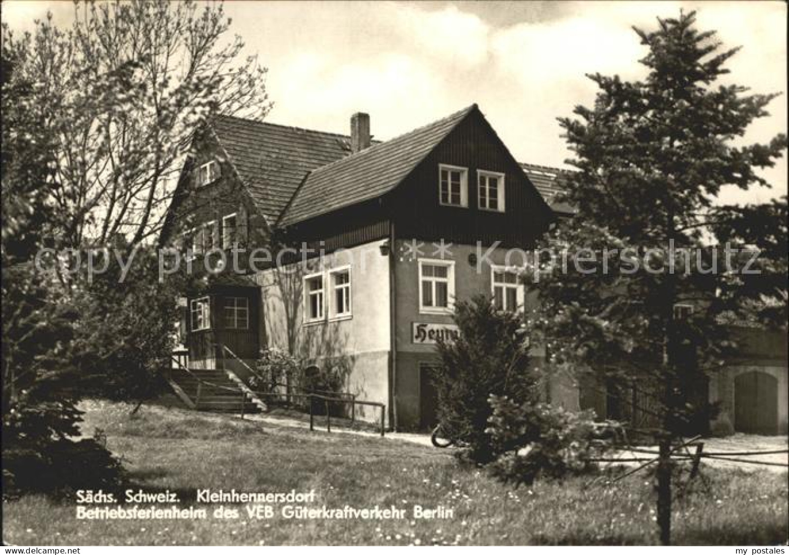 Kleinhennersdorf Betriebsferienhof des VEB Berlin