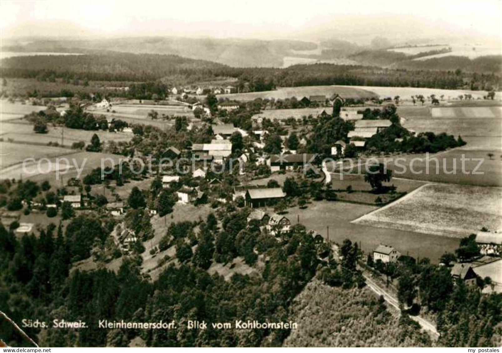 Kleinhennersdorf Blick vom Kohlbornstein