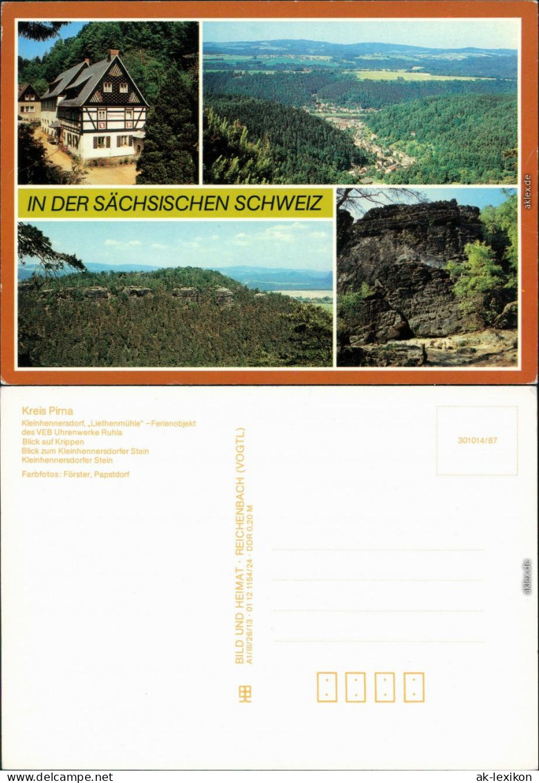 Kleinhennersdorf-Gohrisch (Sächs. Schweiz) Kleinhennersdorf  1987