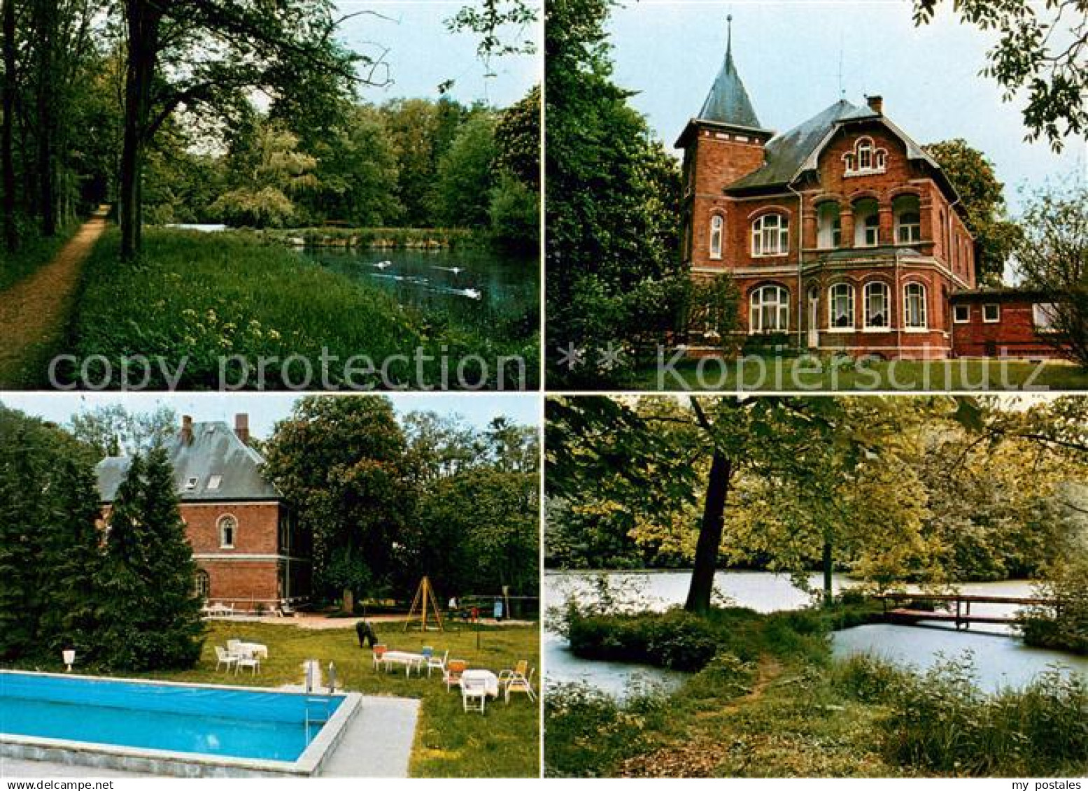 Kleve Itzehoe Pension Gut Kleve Schwanenteich Wassertretanlage