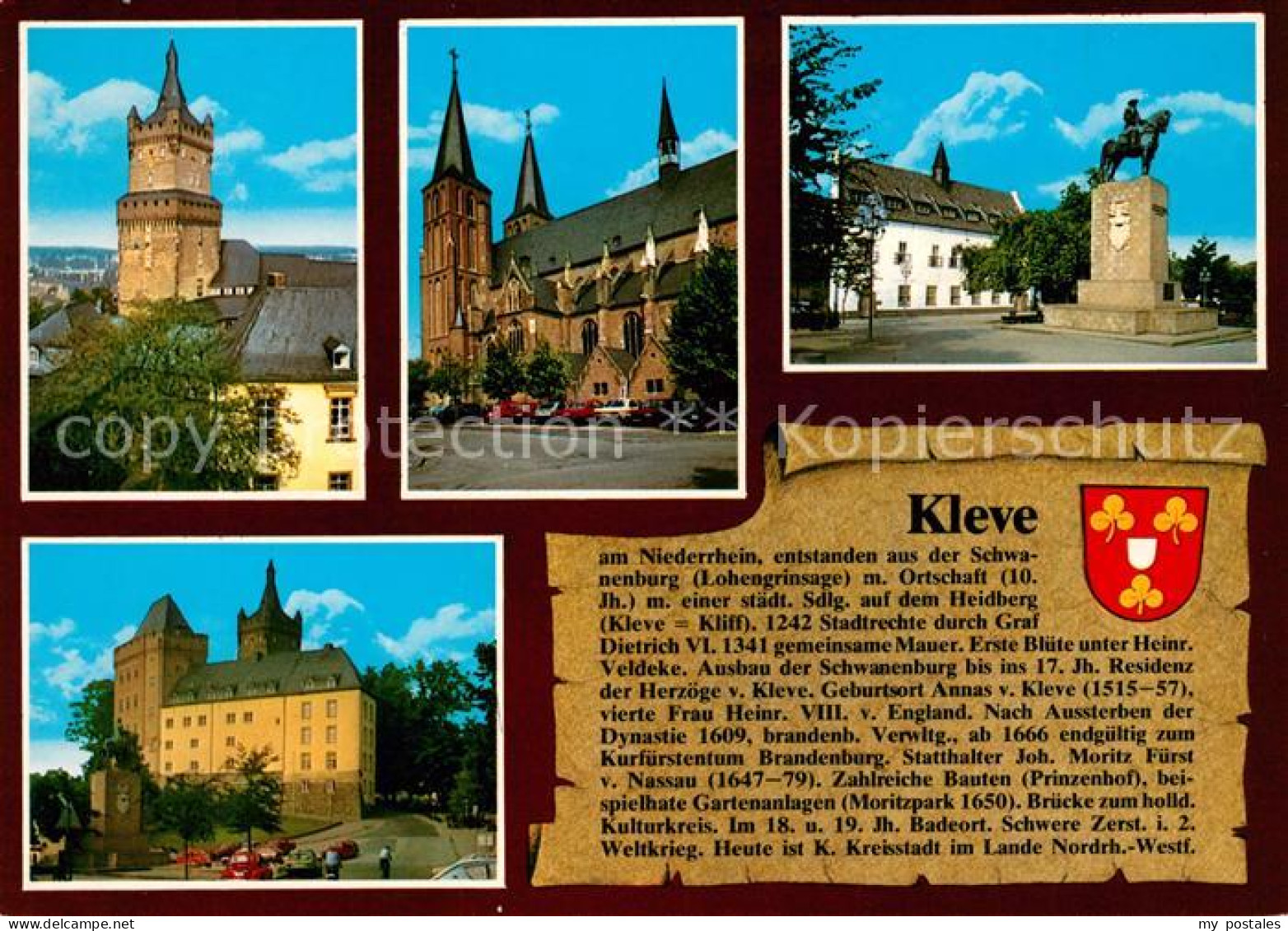 Kleve Schloss Denkmal