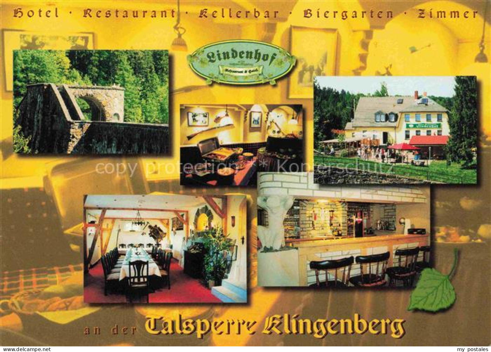 Klingenberg Pretzschendorf Sachsen Hotel Restaurant Lindenhof Kellerbar Biergart