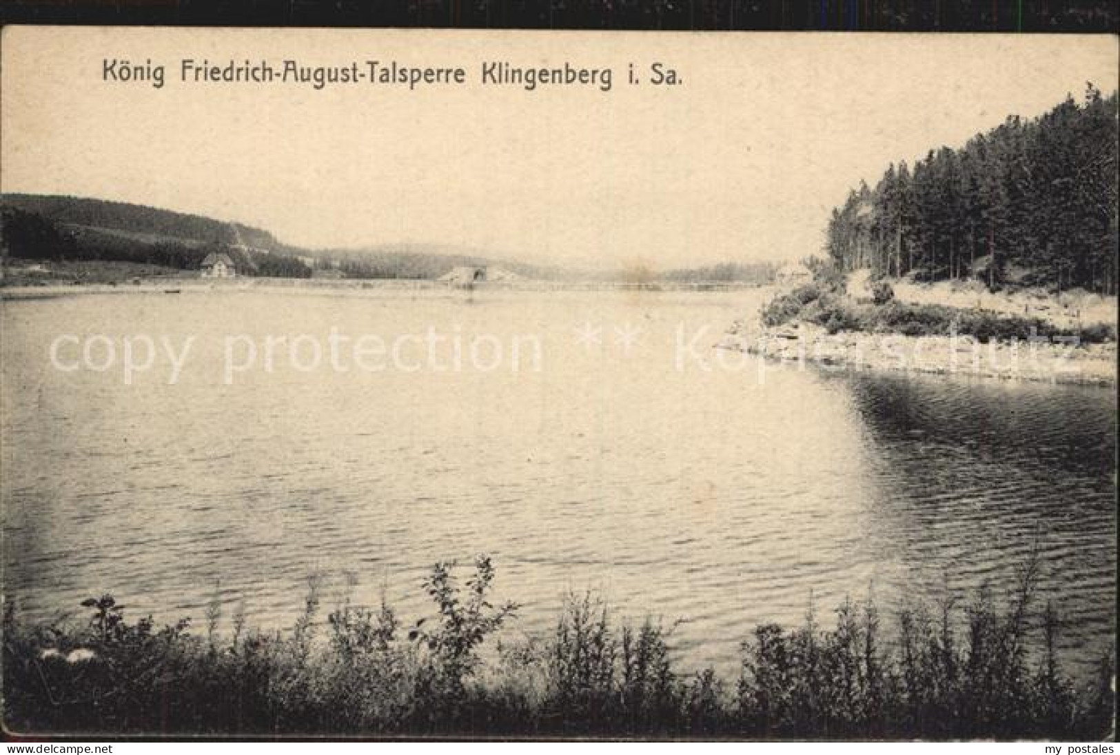 Klingenberg Sachsen Koenig Friedrich August Talsperre Stausee