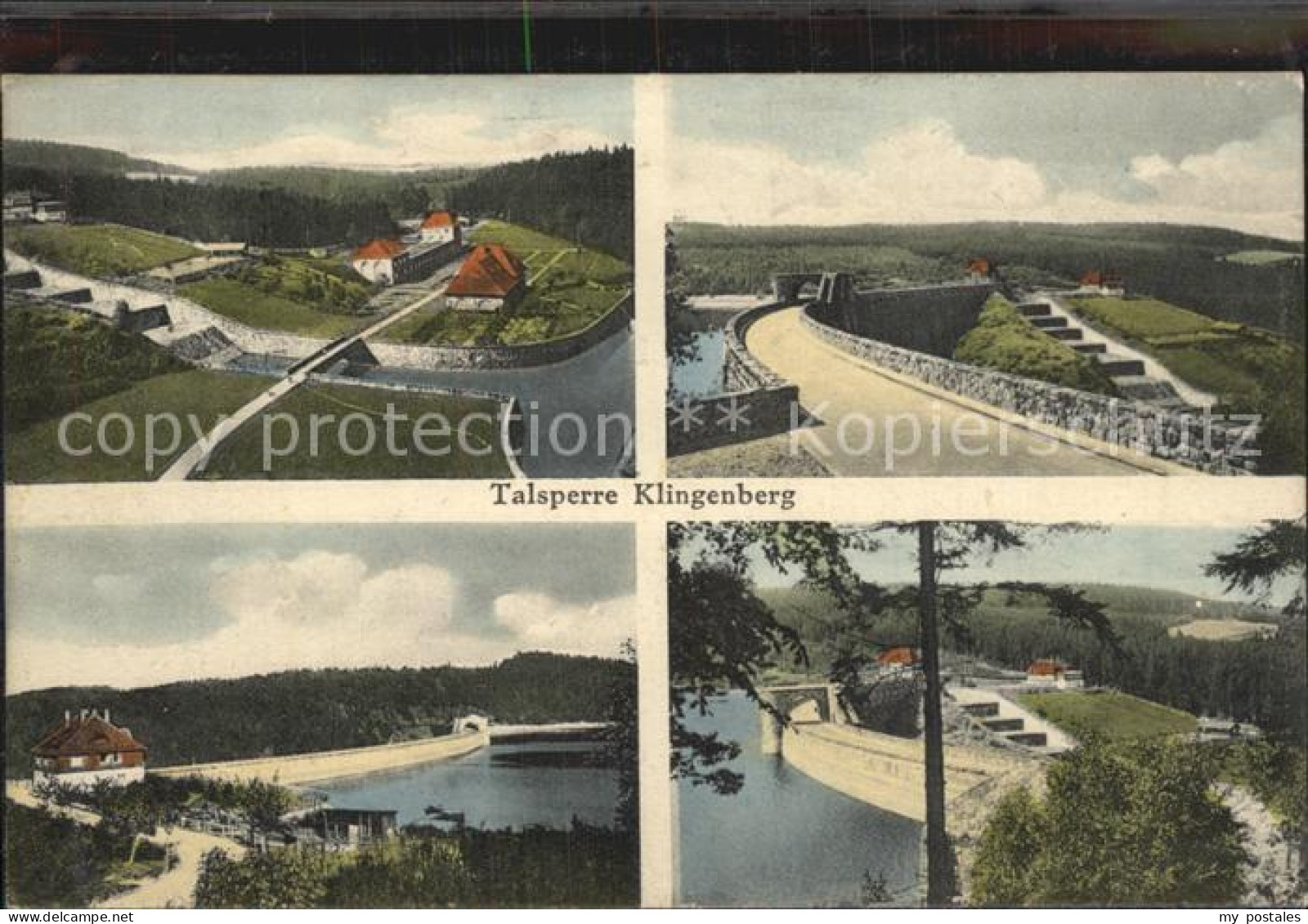 Klingenberg Sachsen Talsperre Stausee Sperrmauer