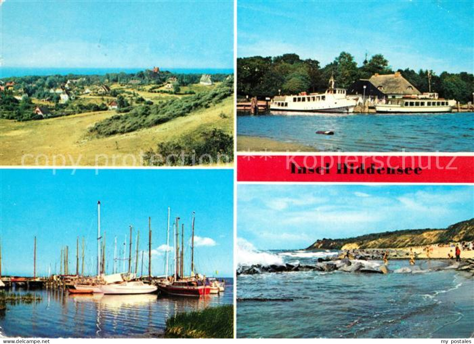 Kloster Hiddensee Hafen Strand Vitte Hafen