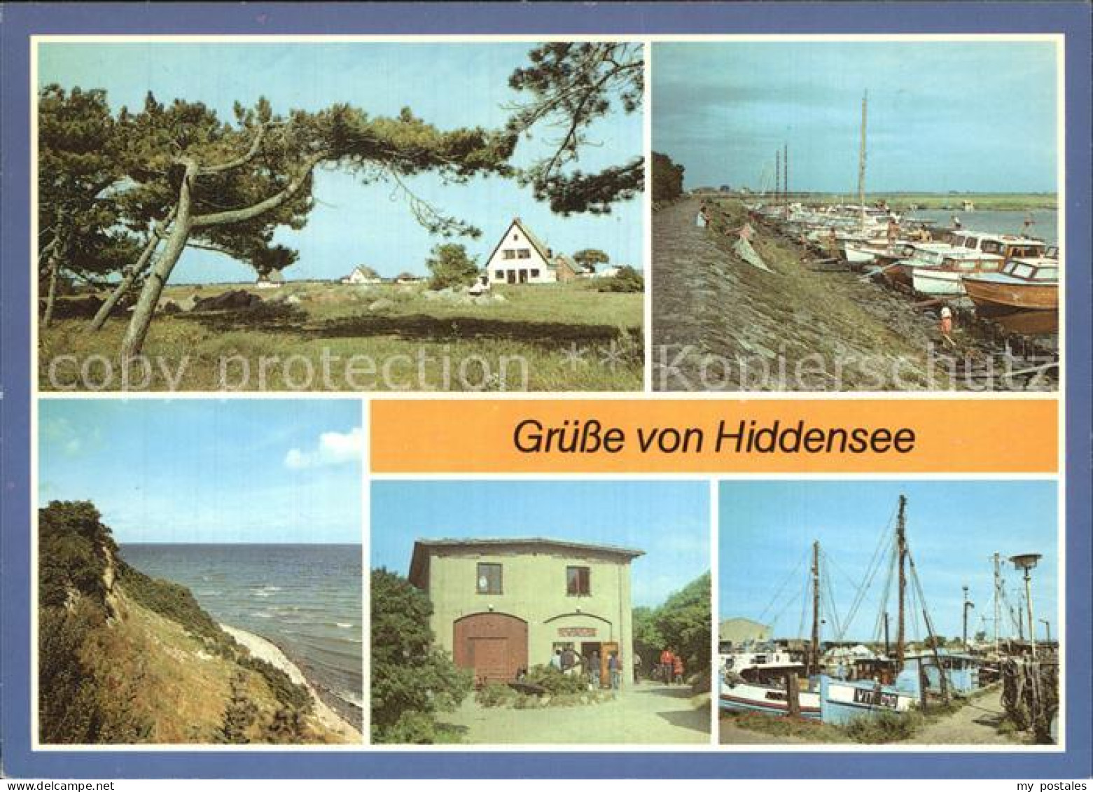 Kloster Hiddensee Neuendorf Hafen Enddorn Vitte Hafen Heimatmuseum