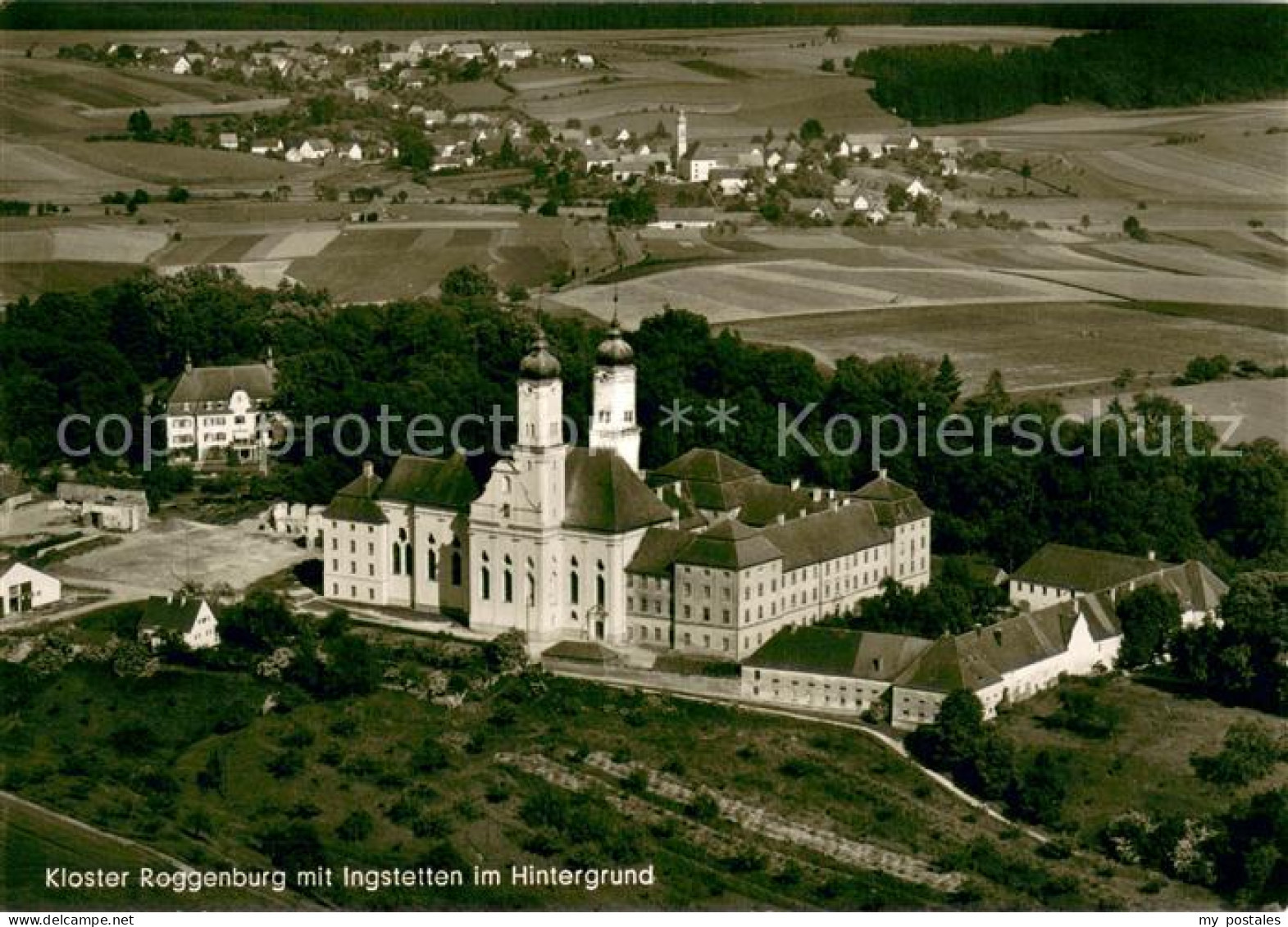 Kloster Roggenburg Fliegeraufnahme