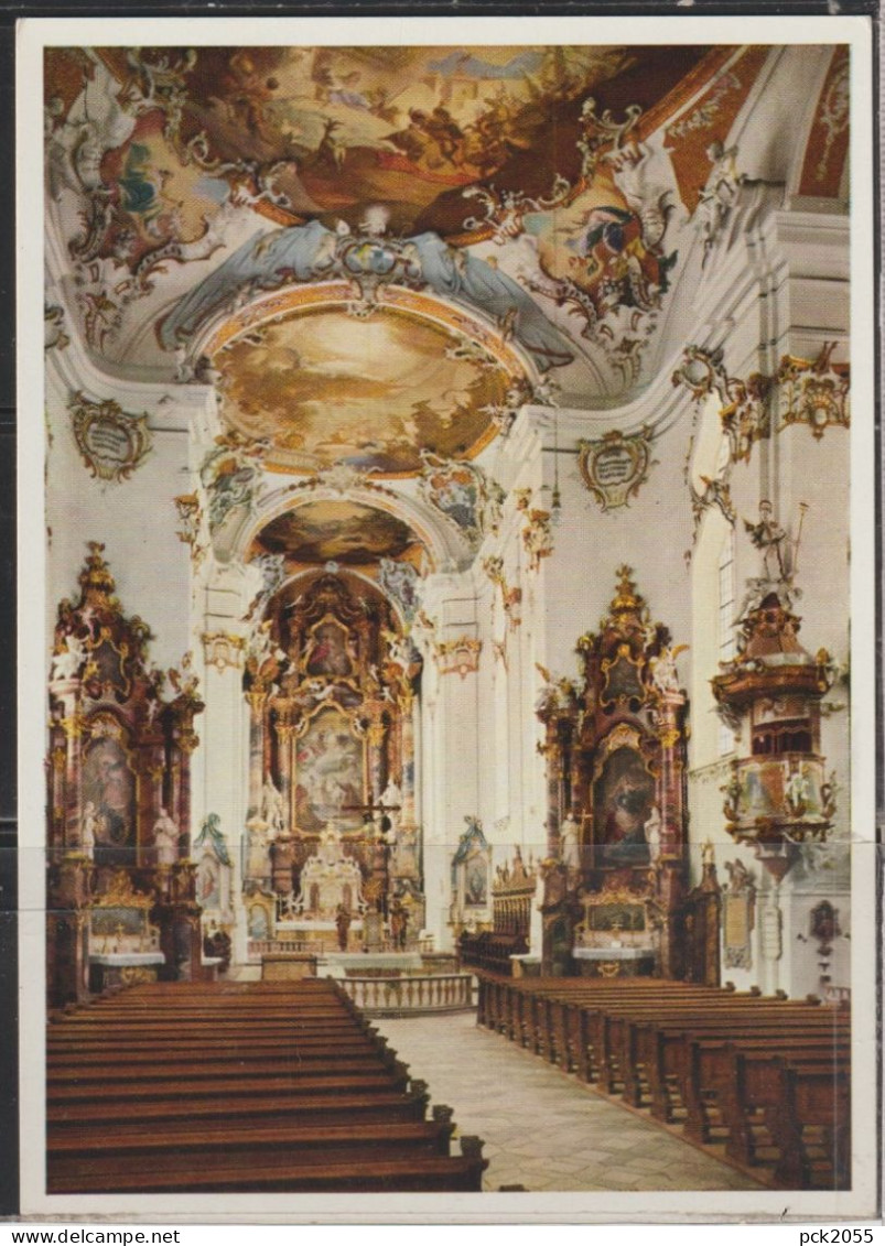 Klosterkirche ROGGENBURG / Schwaben, bei Neu-Ulm - nicht gelaufen ( AK 7949)
