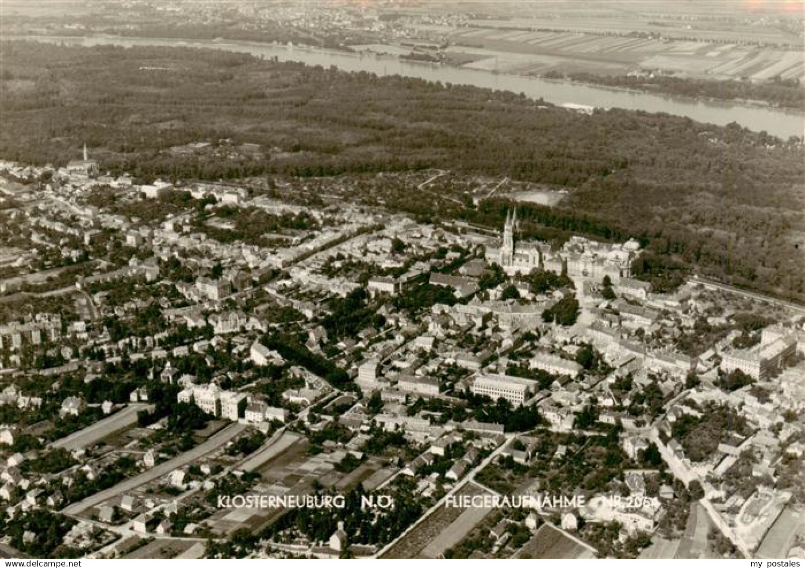 Klosterneuburg Fliegeraufnahme