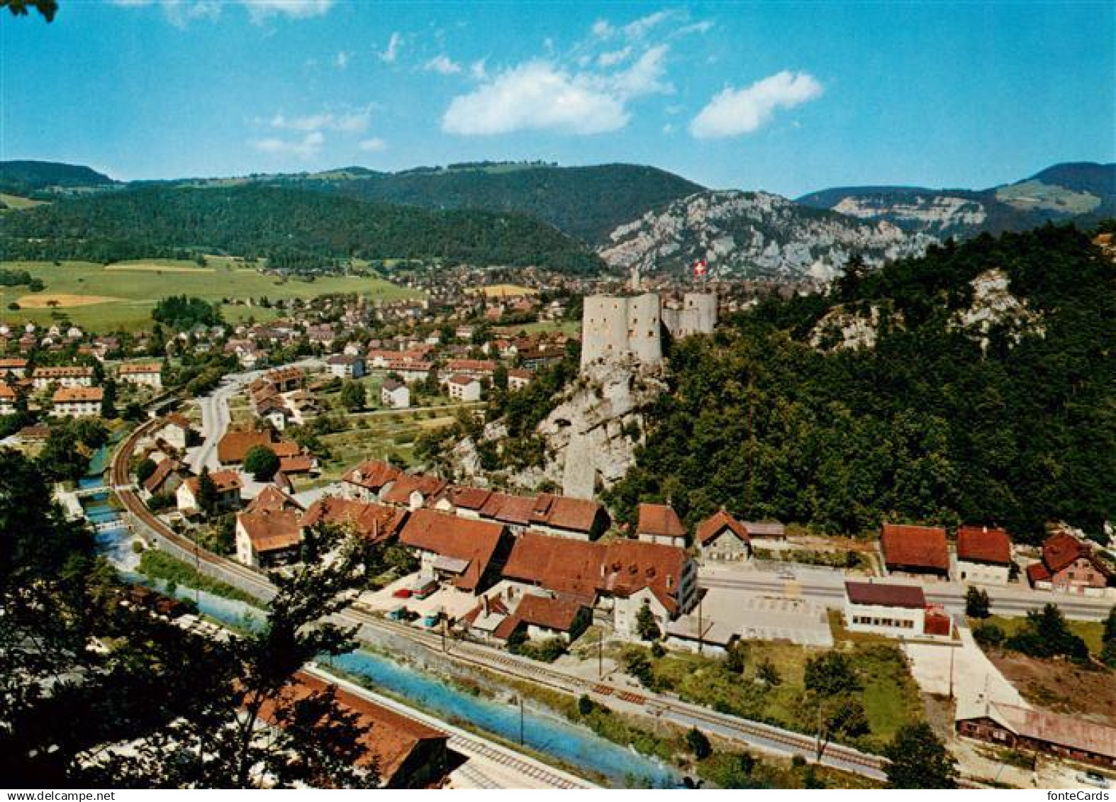 Klus Balsthal mit Schloss Alt Falkenstein
