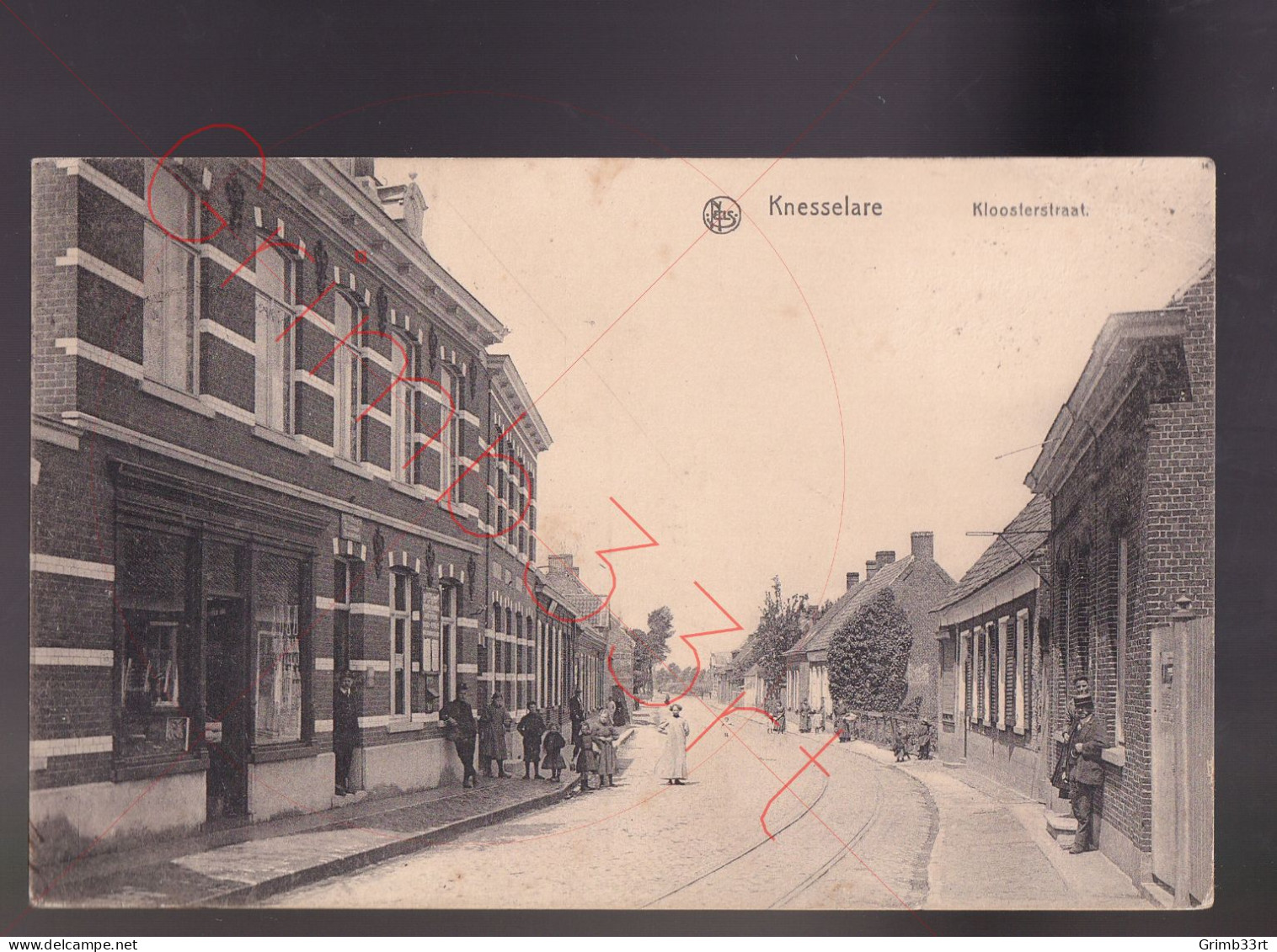 Knesselare - Kloosterstraat - postkaart