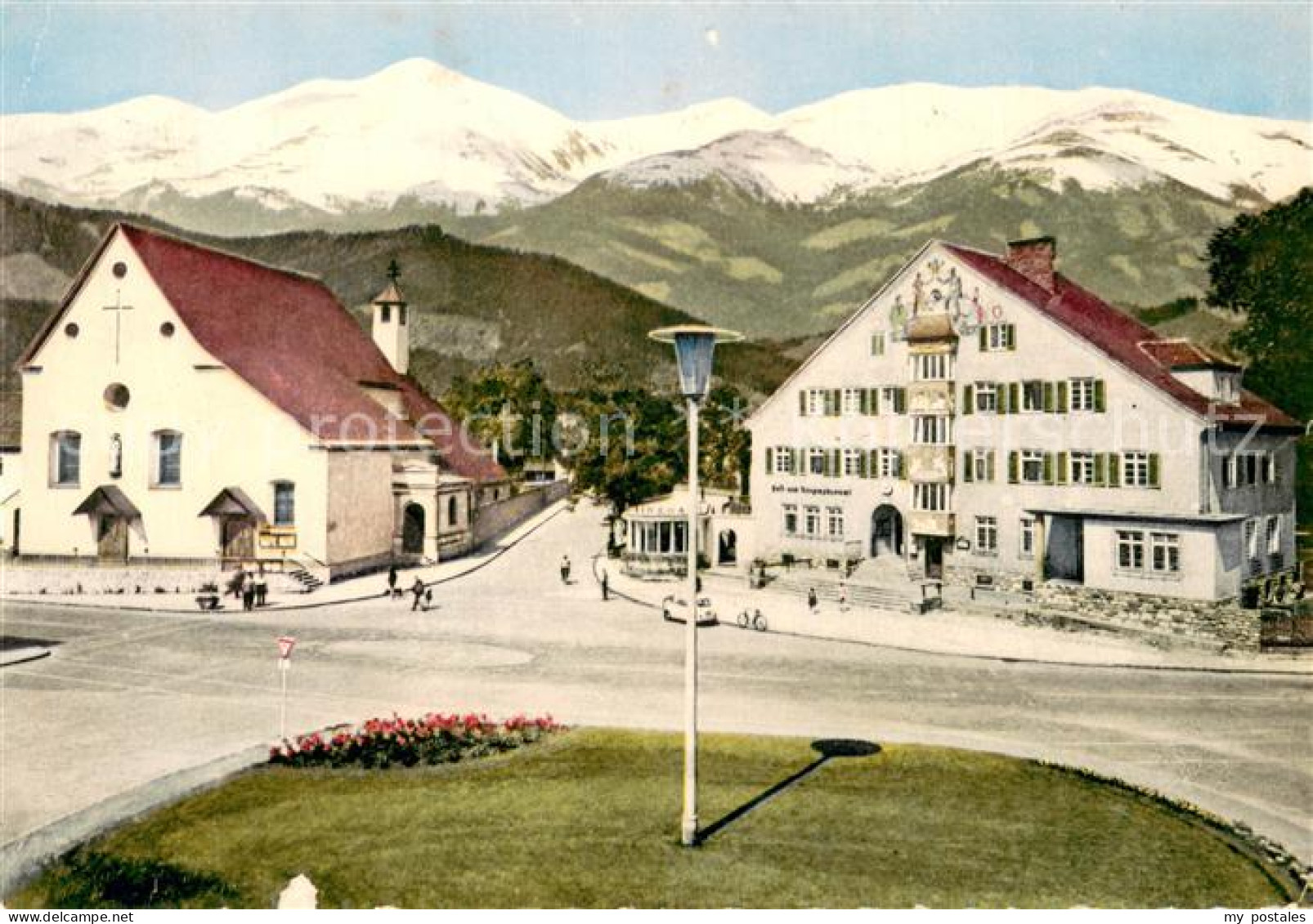 Knittelfeld Steiermark Kapuzinerkirche Postgebaeude Zinken