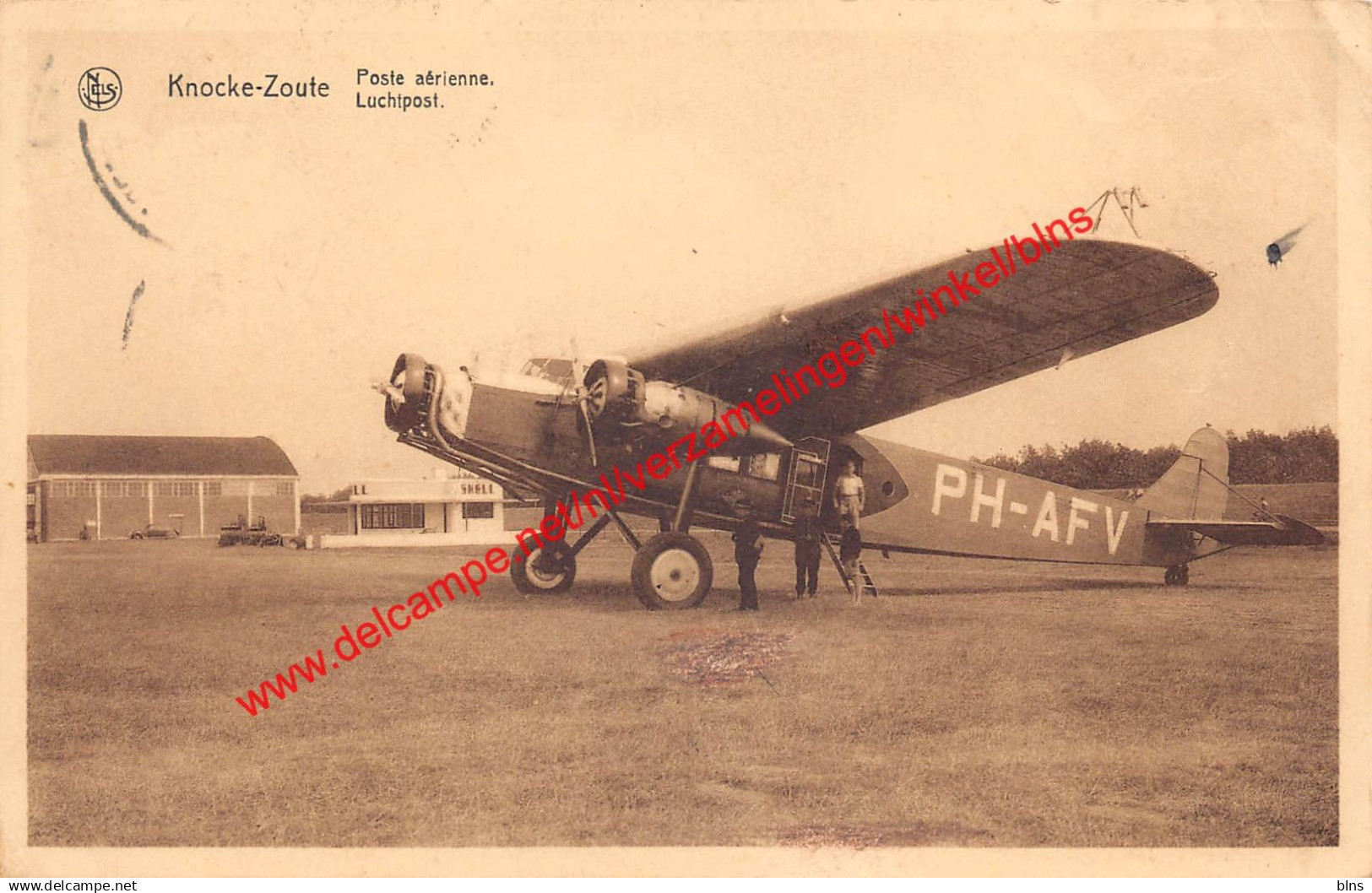 Knocke-Zoute - Poste Aérienne - Luchtpost - luchthaven - Knokke