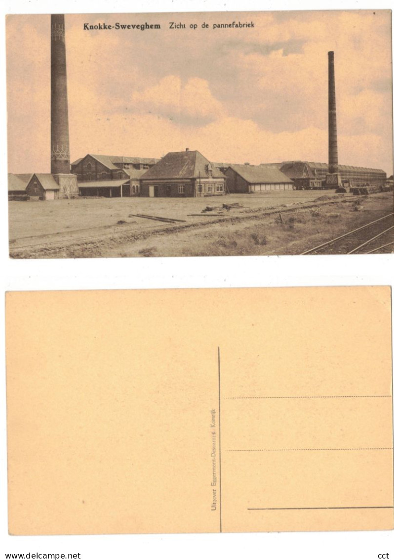 Knokke-Sweveghem  Zwevegem   Zicht op de pannefabriek
