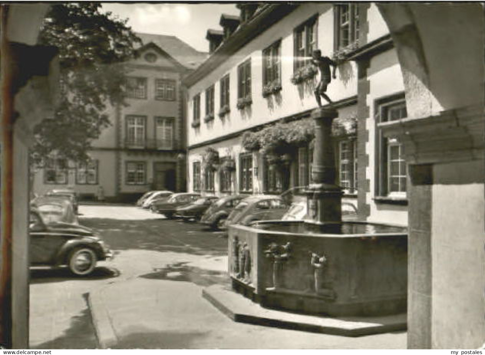 Koblenz Rhein Koblenz Brunnen x 1965