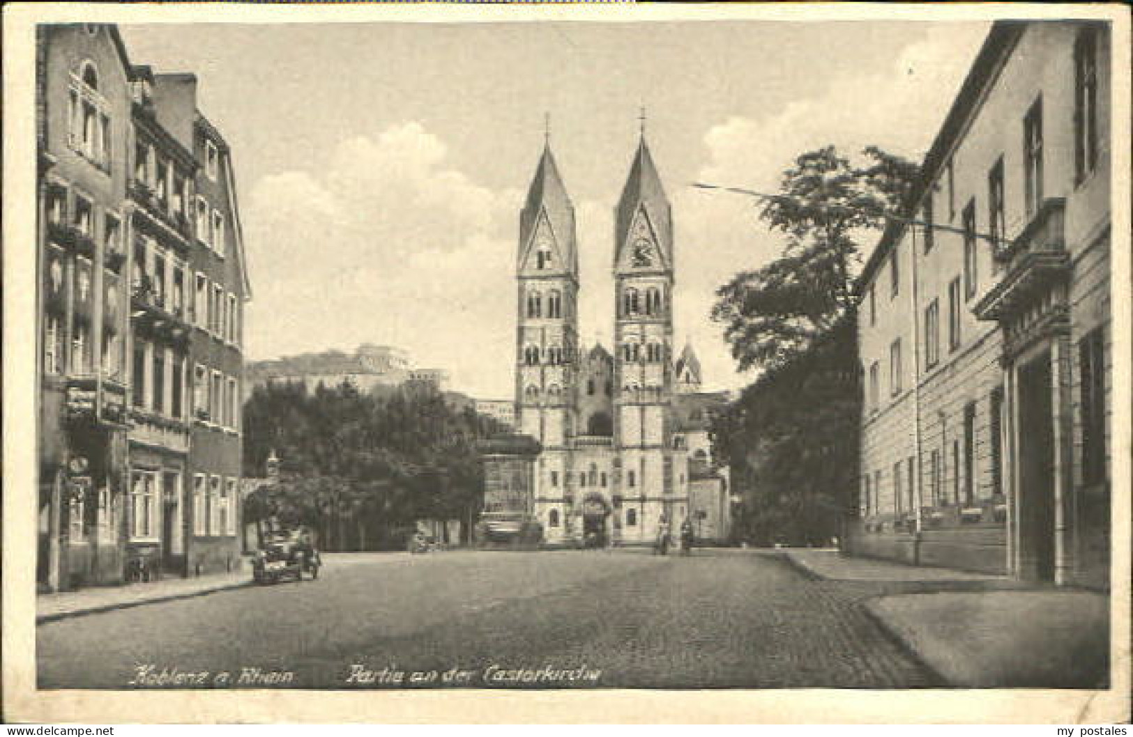 Koblenz Rhein Koblenz Kirche x 1952