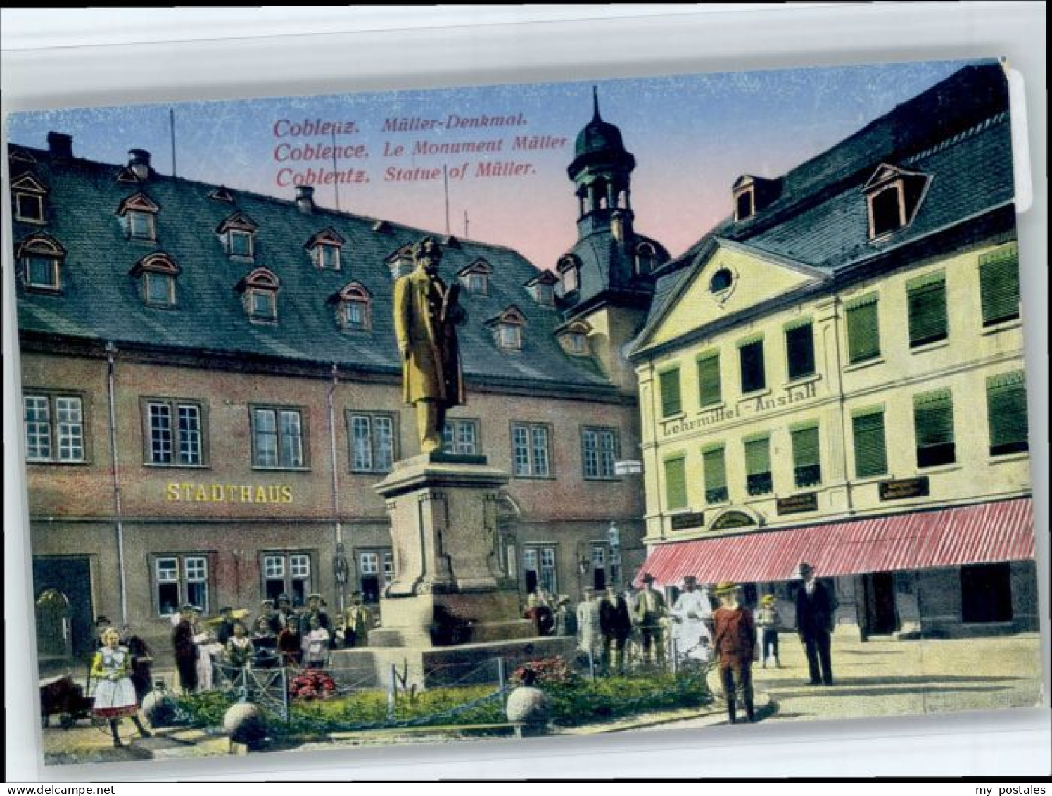 Koblenz Rhein Koblenz Mueller Denkmal