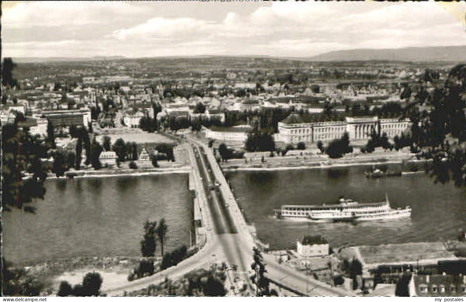 Koblenz Rhein Koblenz Schloss Bruecke