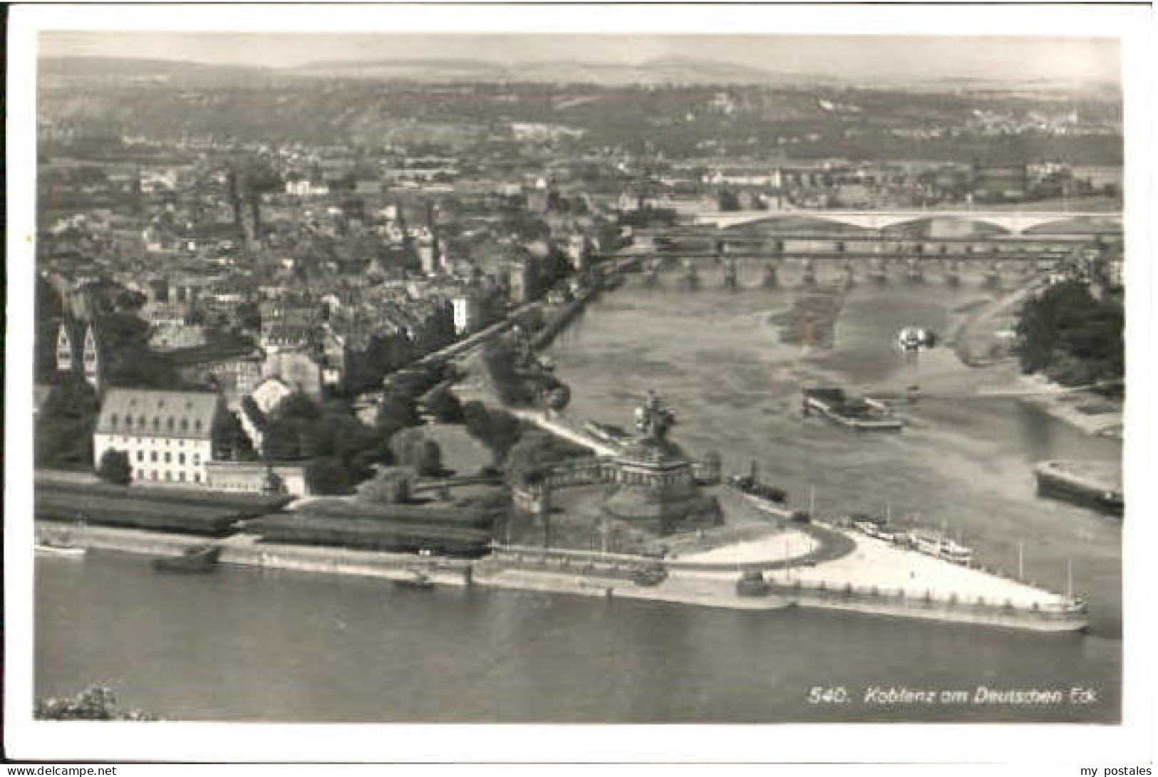 Koblenz Rhein Koblenz  ungelaufen ca. 1955