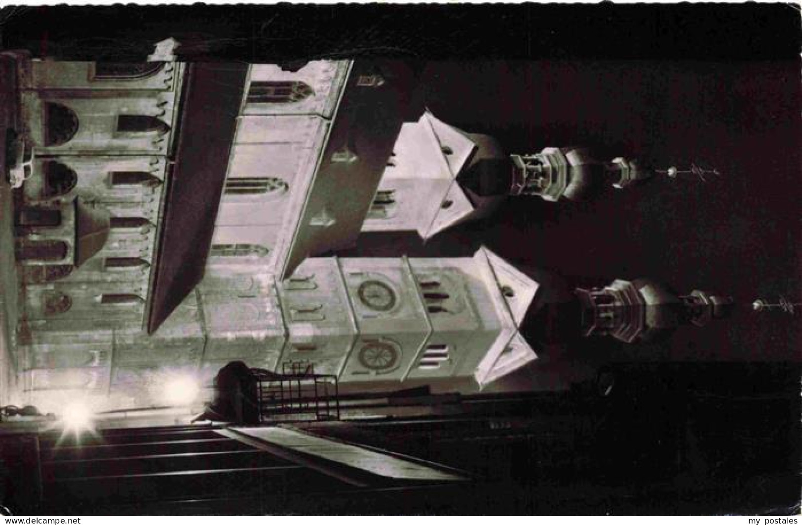 KOBLENZ  Rhein Liebfauenkirch in Koblenz bei Nacht