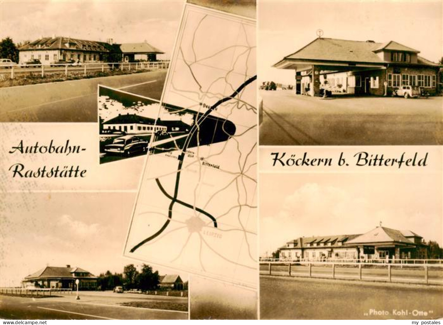 Koeckern Bitterfeld-Wolfen Autobahn-Raststaette Autobahn Berlin-Nuernberg