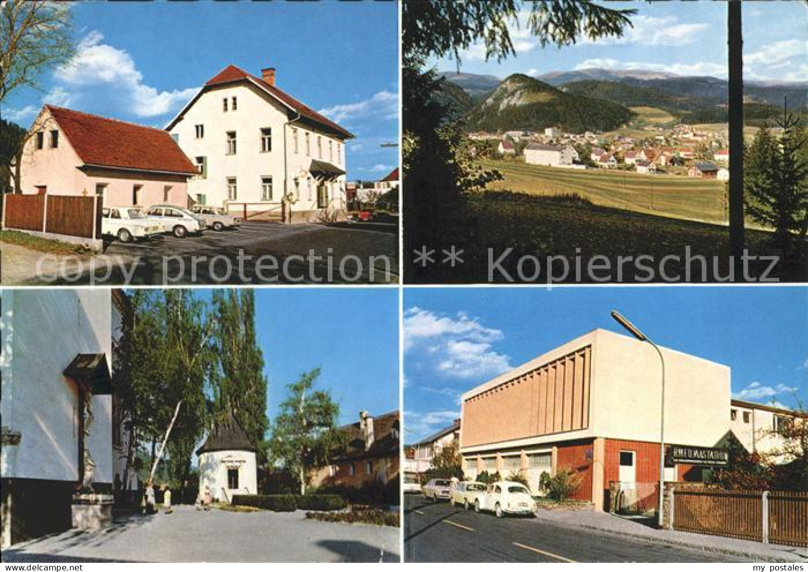 Koeflach Gasthaus Stangl Zigoellerkogel Kirchplatz Kriegerdenkmal Rheumastation