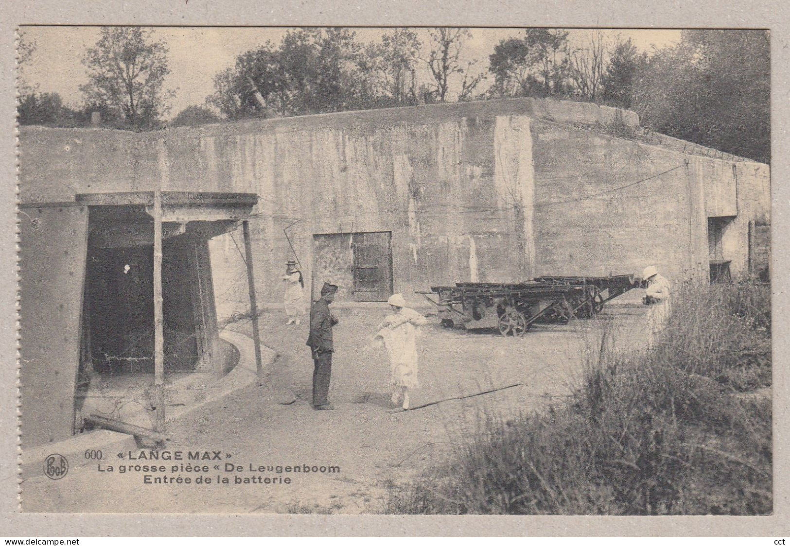 Koekelare Lange Max La Grosse Pièce De Leugenboom   Entrée de la batterie    EERSTE WERELDOORLOG MILITAIRE