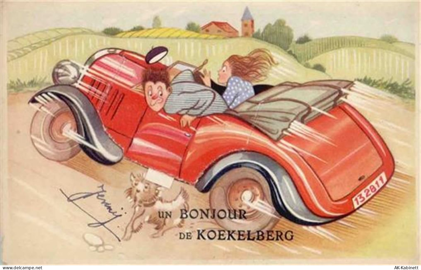 Koekelberg - Koekelberg (Belgien) Leporello, schnelle Fahrt mit dem Auto... - 55096616