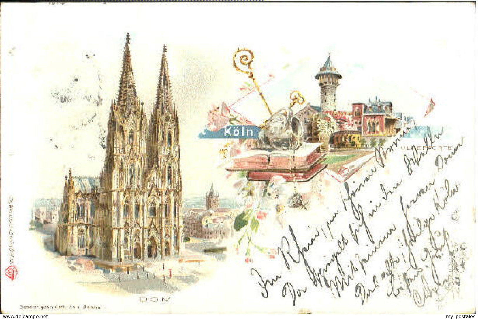 Koeln Rhein Koeln Dom x 1898