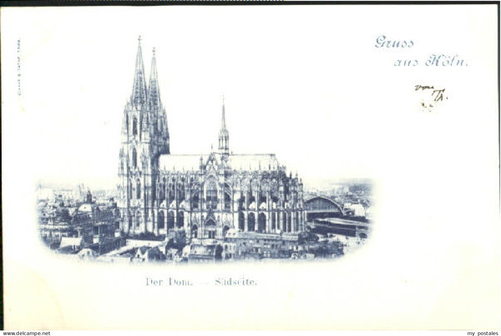 Koeln Rhein Koeln Dom x 1899
