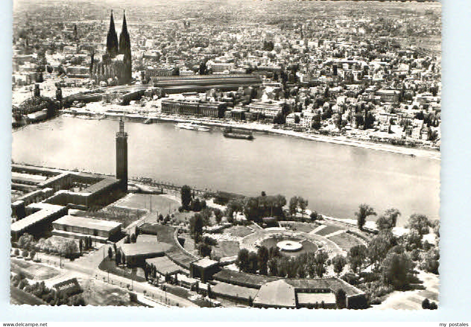 Koeln Rhein Koeln Fliegeraufnahme