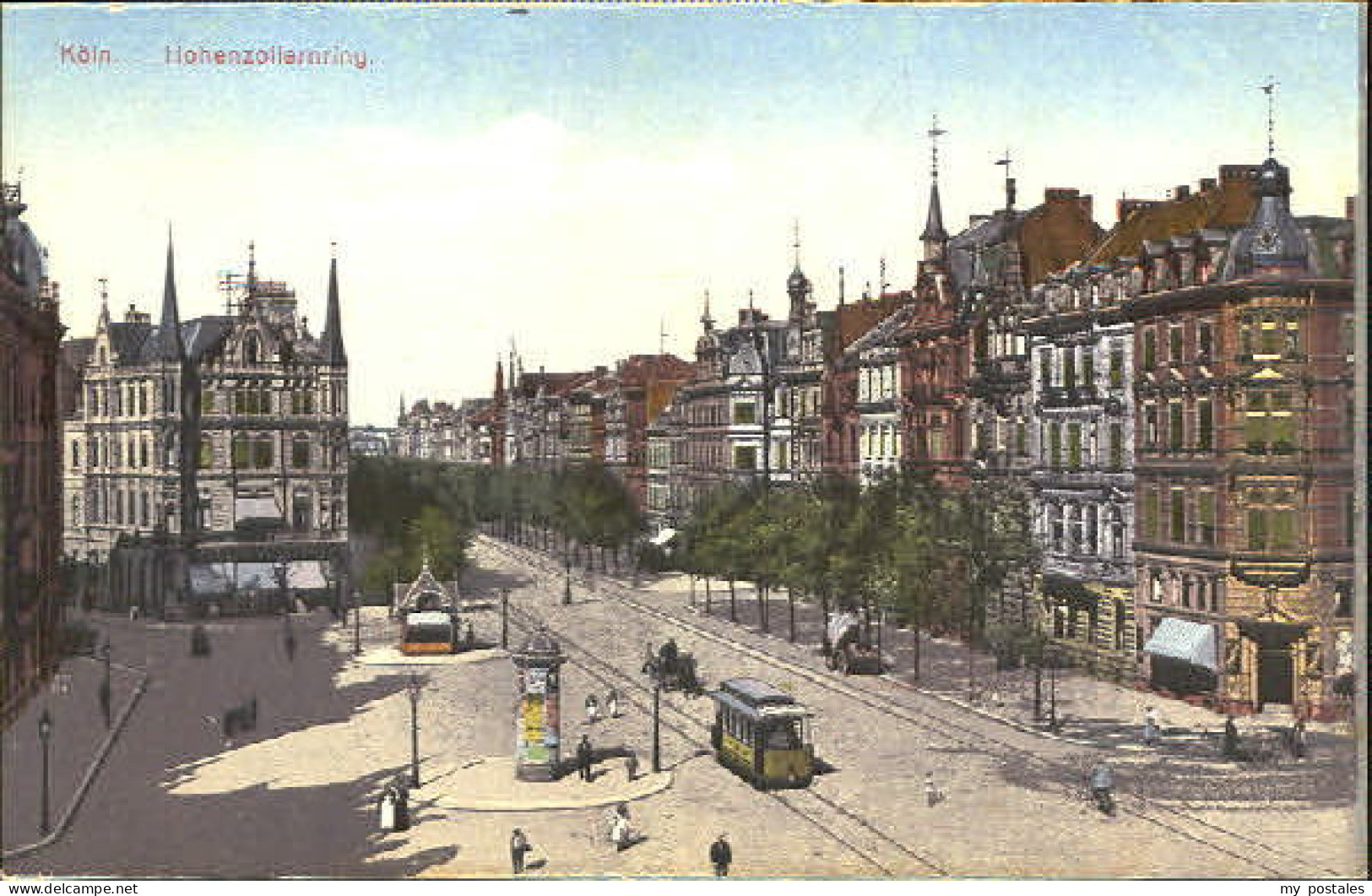 Koeln Rhein Koeln Hohenzollernring ungelaufen ca. 1920
