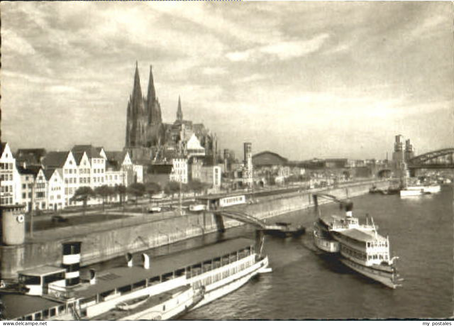 Koeln Rhein Koeln  ungelaufen ca. 1965