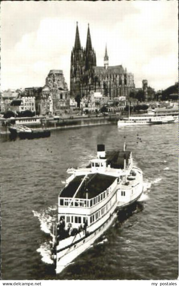Koeln Rhein Koeln  x 1955
