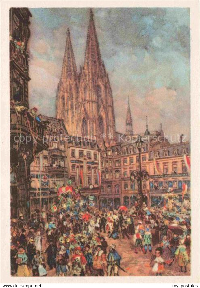 KoeLN  RHEIN Koelner Karneval Kuenstlerkarte