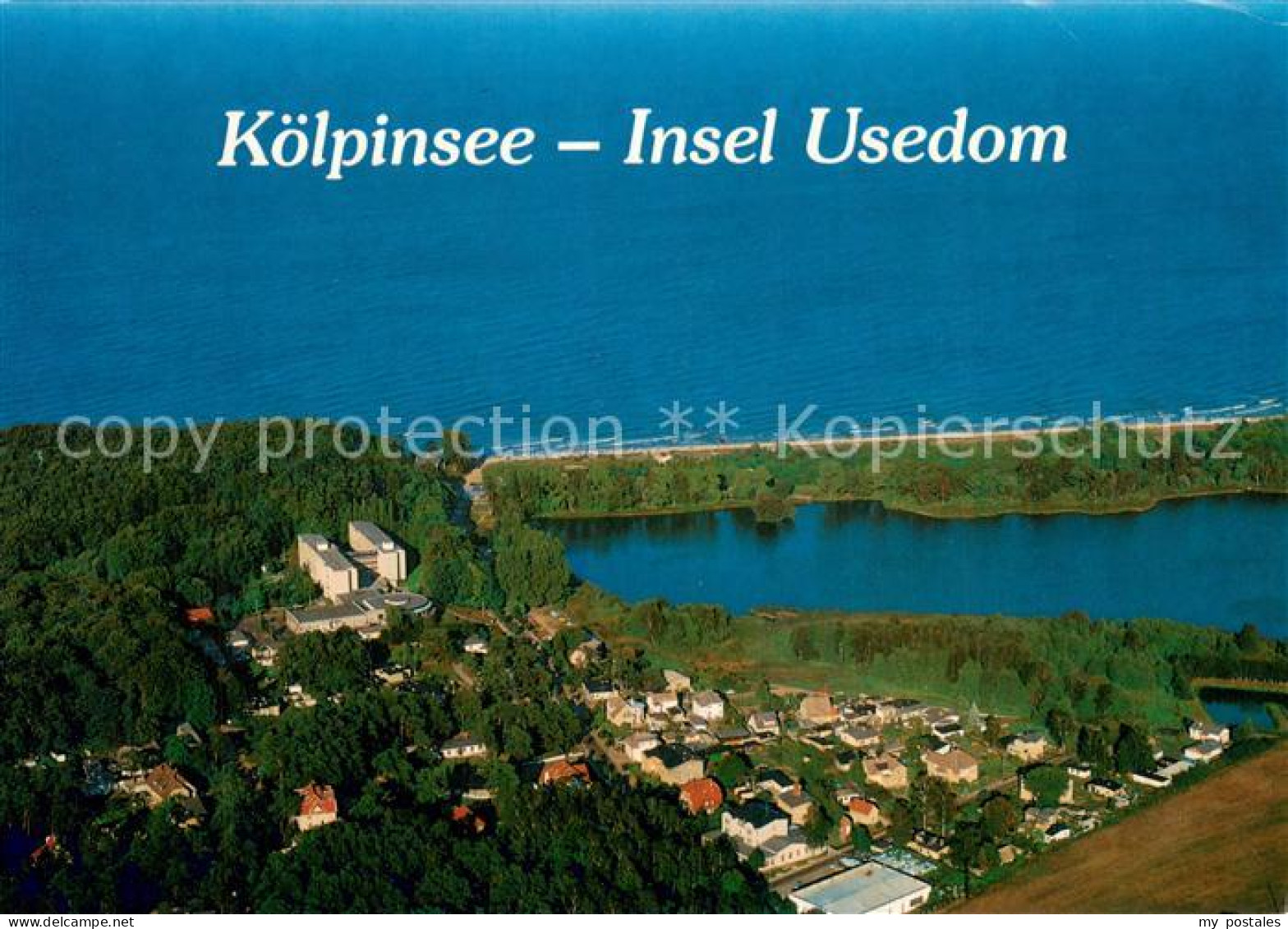 Koelpinsee Usedom Fliegeraufnahme