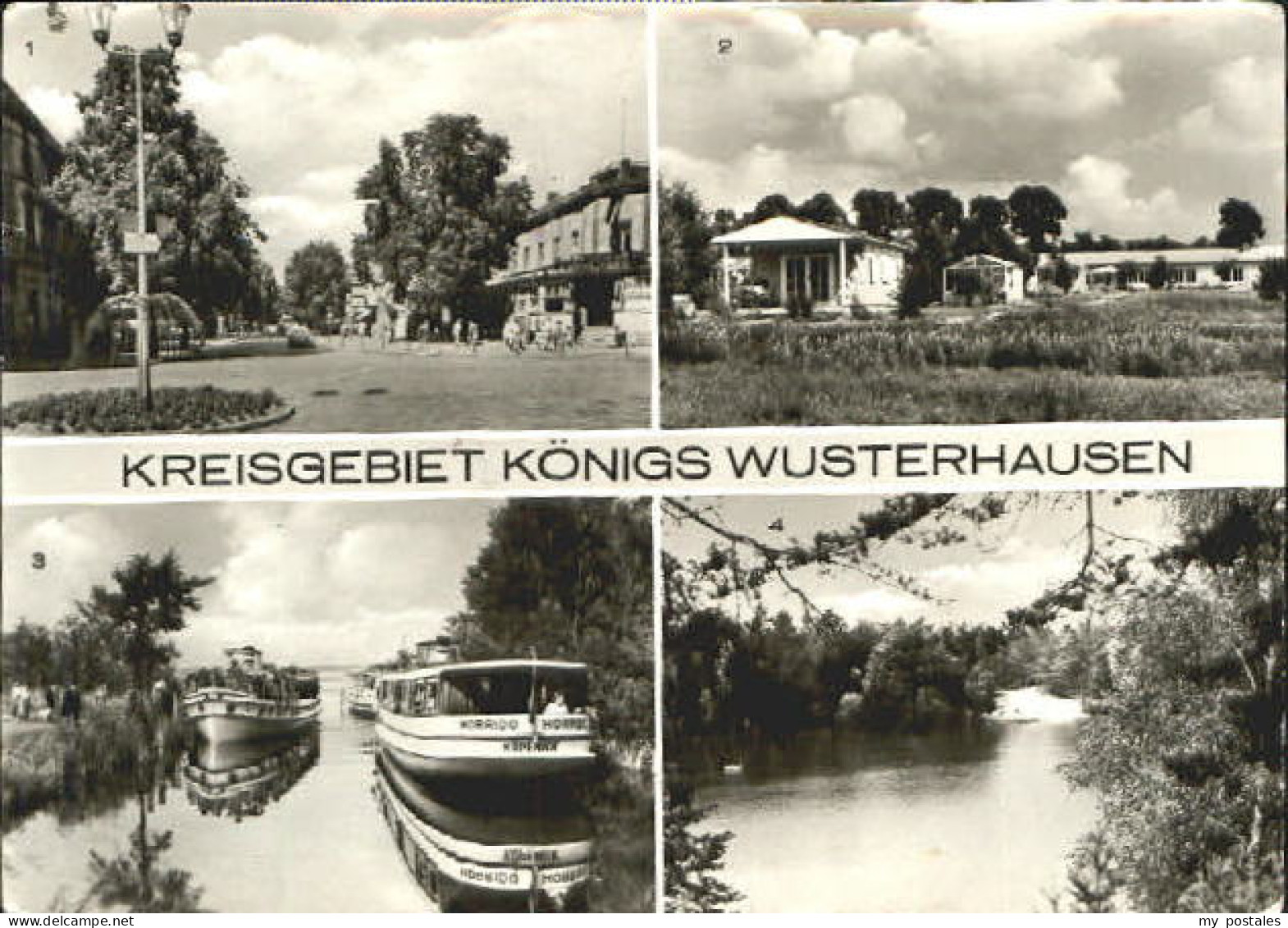 Koenigs-Wusterhausen Koenigs Wusterhausen Bahnhofsstrasse See x 1977