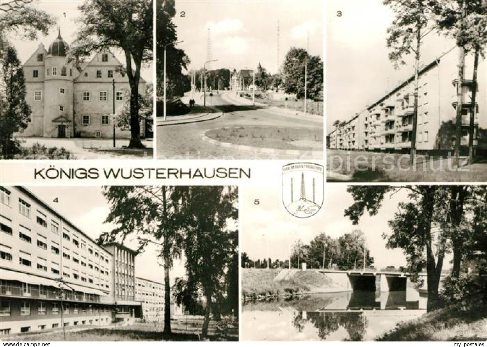 Koenigs-Wusterhausen Schloss Puschkinstrasse Goethestrasse Kreiskrankenhaus Nott